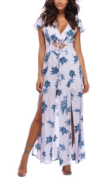 Lavender Floral Pleasure Maxi Dress - Best Maxi Dress