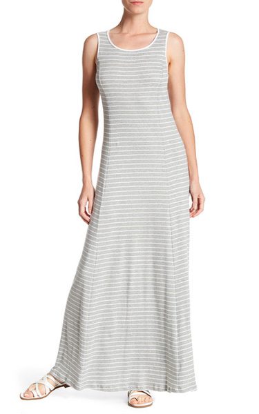 Three Dots Daisy Sleeveless Stripe Dress - Best Maxi Dress