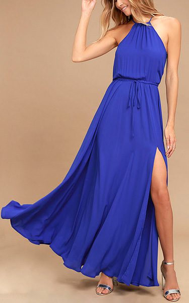 Essence Of Style Royal Blue Maxi Dress - Best Maxi Dress